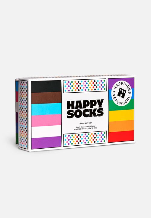 Happy Socks - 3-Pack pride socks gift set - multi