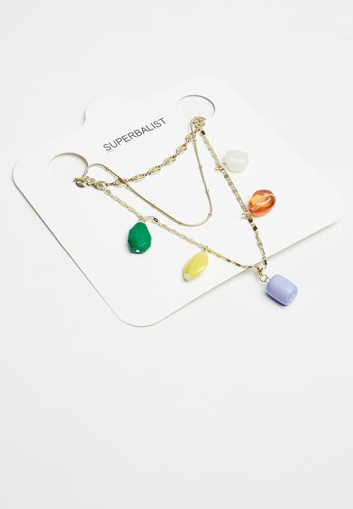 Superbalist - Liberty layered necklace - gold 