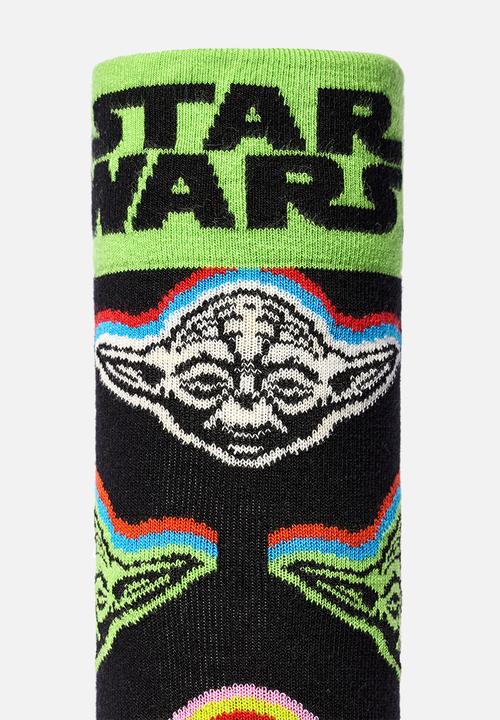 Happy Socks - Star Wars™ yoda sock - black