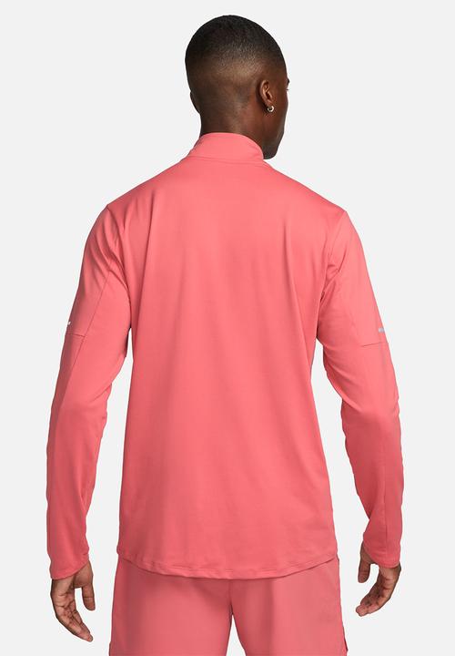 Nike - Dri-FIT 1/2-zip running top - adobe pink