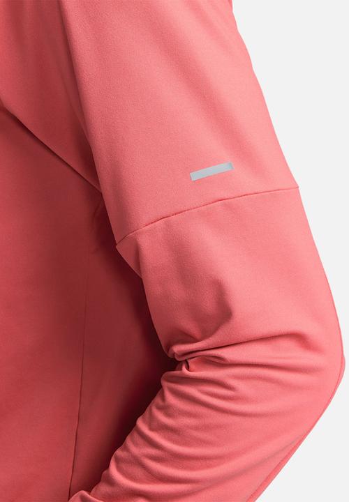 Nike - Dri-FIT 1/2-zip running top - adobe pink