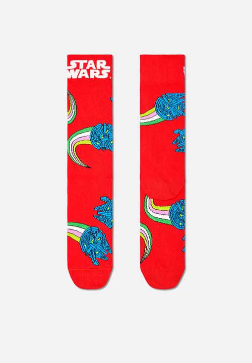 Happy Socks - Star Wars™ Millennium falcon sock - red