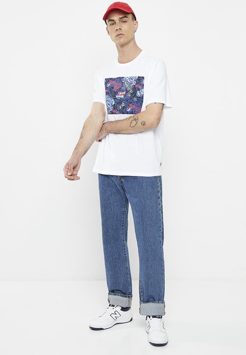 Levi’s® - Short sleeve relaxed fit tee za ssnl babytab - white