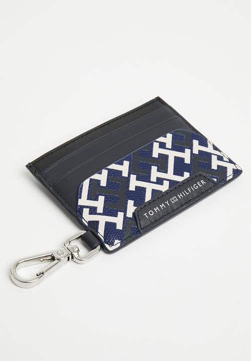 Tommy Hilfiger - Th monogram cc holder - blue monogram
