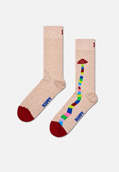 Happy Socks - Mushroom sock - beige