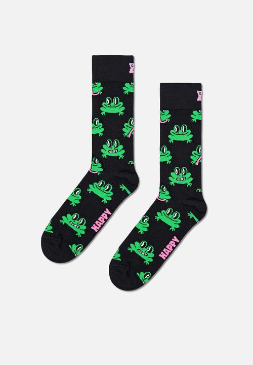 Happy Socks - Frog sock - black