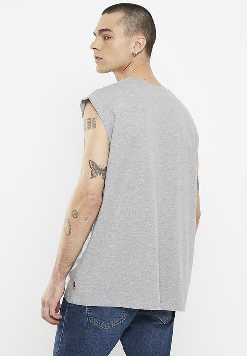 Levi’s® - Graph cali muscle tank z poster logo tan - grey 