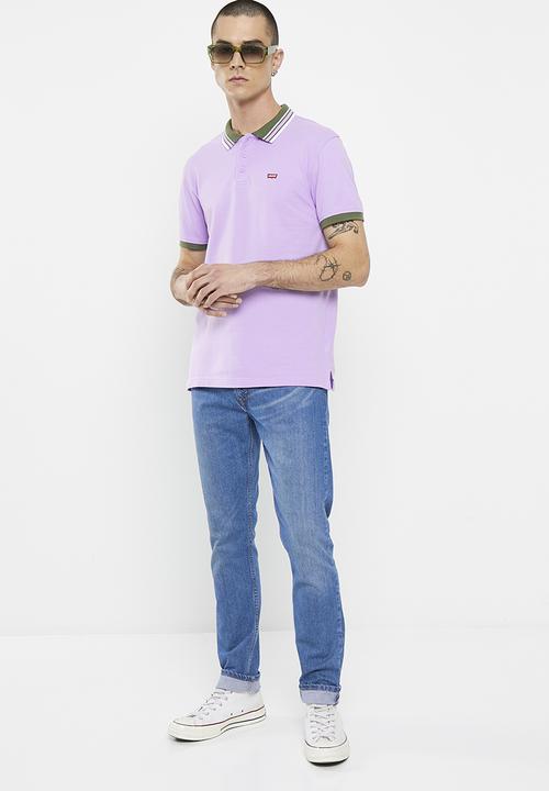 Levi’s® - Ama hm polo tunnel tipping - purple 