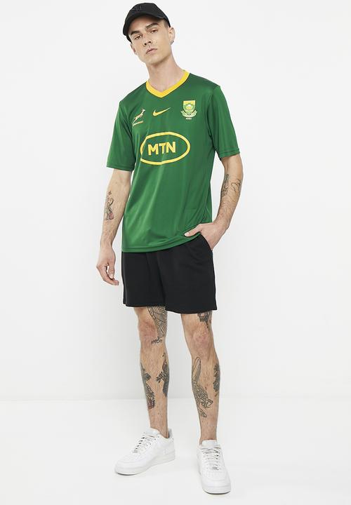 Nike - Springboks men's stadium fan jersey home - gorge green &  gold