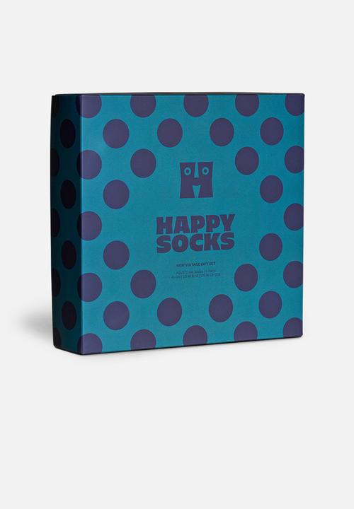 Happy Socks - 4-pack new vintage socks gift set - multi