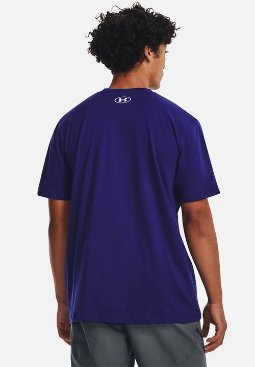 Under Armour - Ua abc camo boxed logo short sleeve - sonar blue