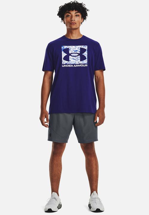 Under Armour - Ua abc camo boxed logo short sleeve - sonar blue