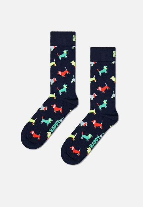 Happy Socks - Puppy love sock - navy