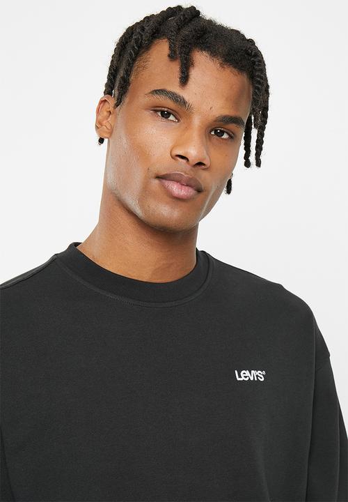 Levi’s® - Crew sweatshirt za mineral - black french 