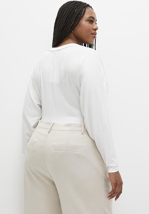 MILLA - Off the shoulder bodysuit - off white