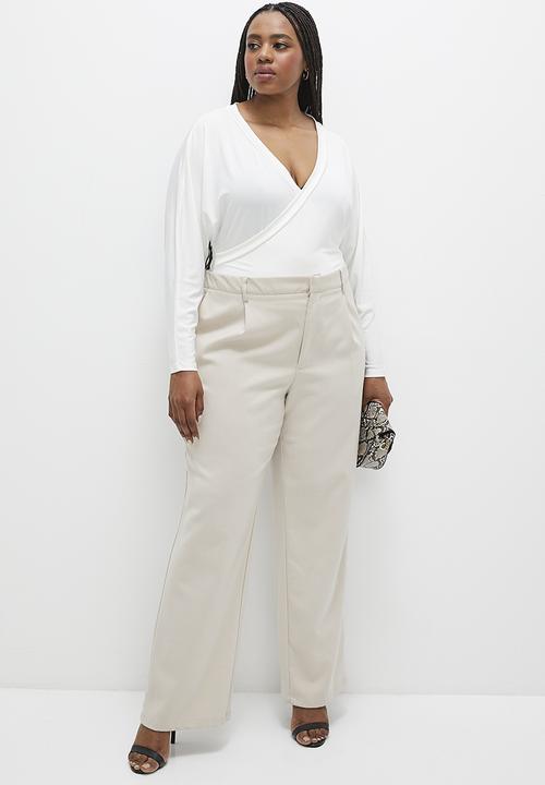 MILLA - Off the shoulder bodysuit - off white