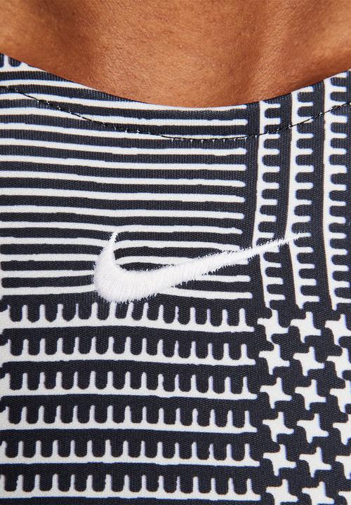 Nike - W ny df crop tank nv+ - black/black/anthracite/white