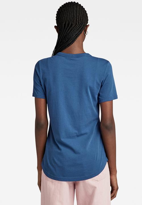 G-STAR - RAW. slim r t wmn - rank blue