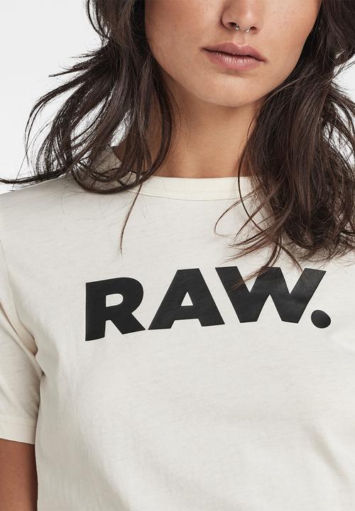 G-STAR - RAW. slim r t wmn - eggnog