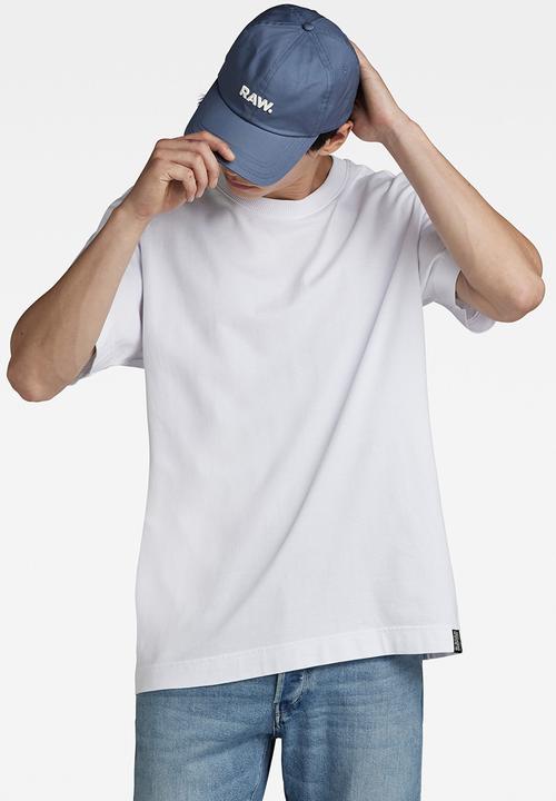G-STAR - Essential loose r t signe jersey o - white