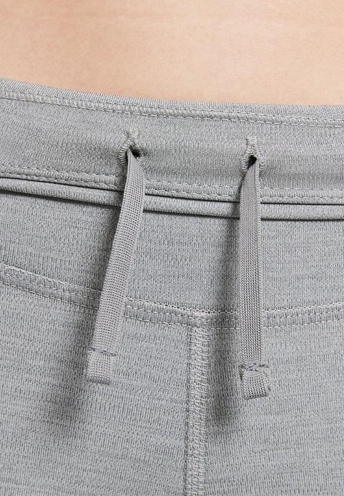 Nike - W nk df fast crop - smoke grey/htr/reflective silv