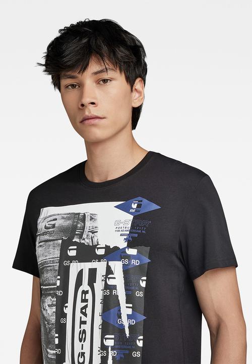 G-STAR - Denim gr r t - dk black