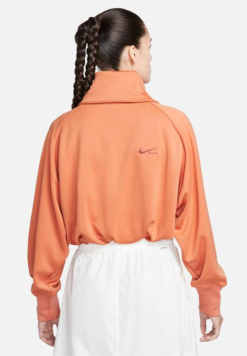 Nike - W nsw cllctn crop trk jkt - amber brown/cedar