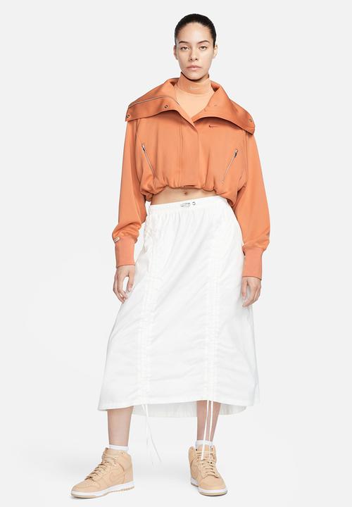 Nike - W nsw cllctn crop trk jkt - amber brown/cedar