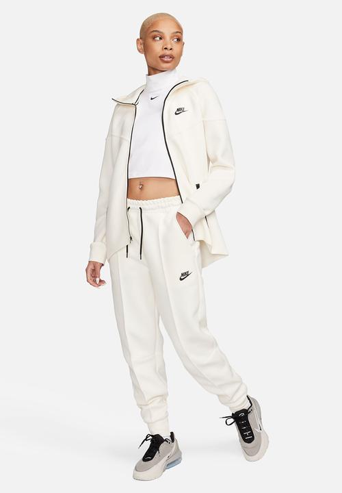Nike - W nsw tch flc hr jggr - pale ivory/black