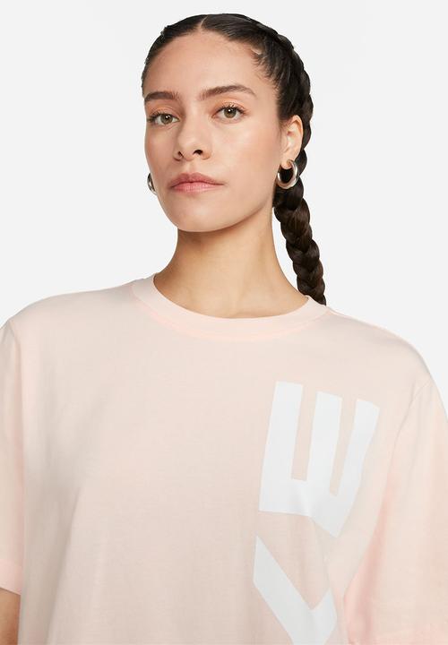 Nike - W nsw tee nike air - guava ice/white