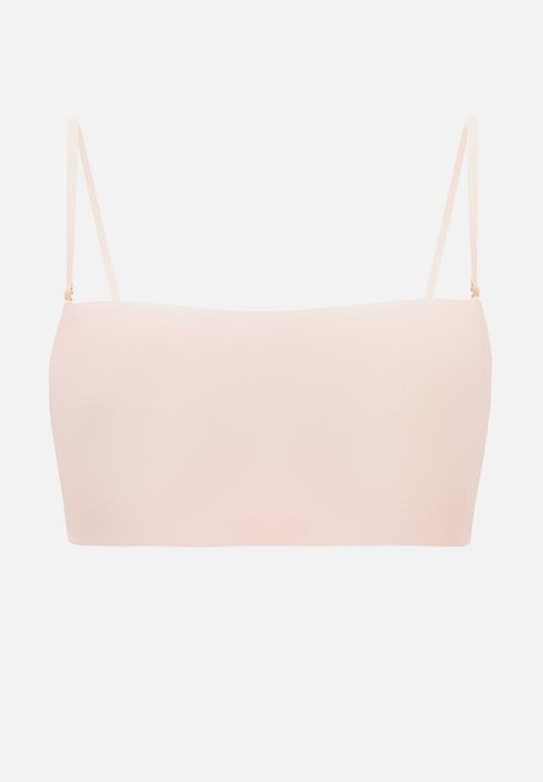 Janet Reger - Barely decent bandeau bralette - rose quartz