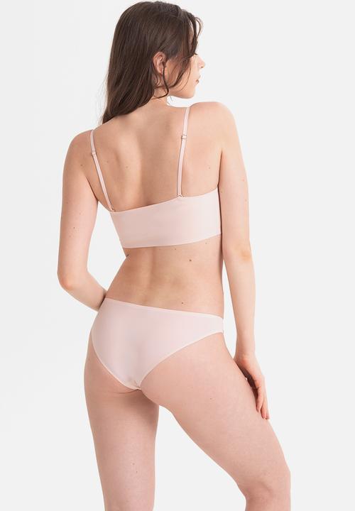 Janet Reger - Barely decent bandeau bralette - rose quartz
