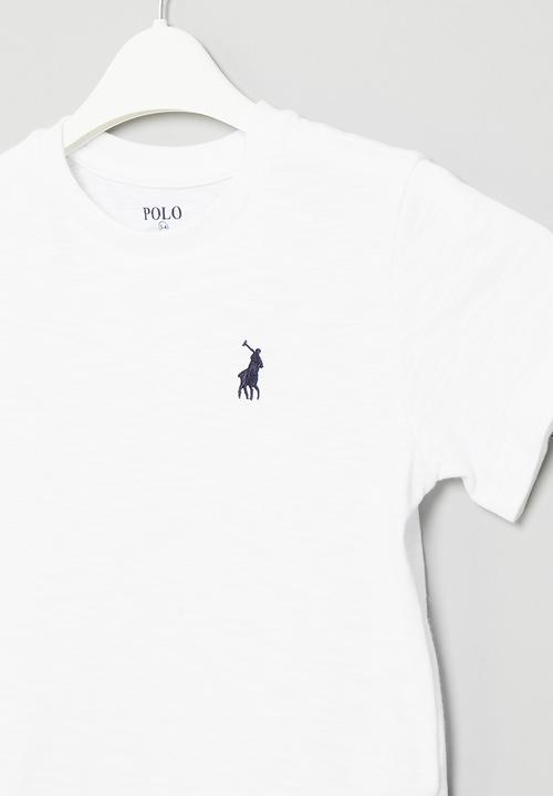 POLO - Boys printed tee - white