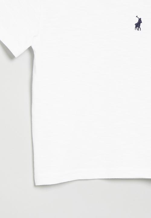 POLO - Boys printed tee - white