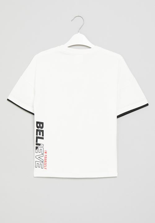 Pop Candy - Printed tee - white