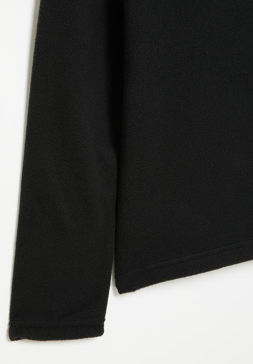 The North Face - Teen glacier 1/4 zip - black