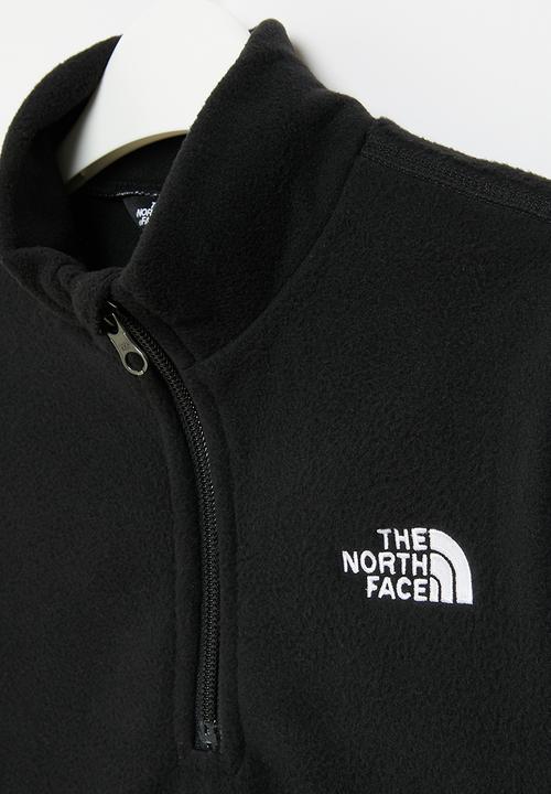 The North Face - Teen glacier 1/4 zip - black
