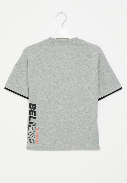 Pop Candy - Printed tee - grey