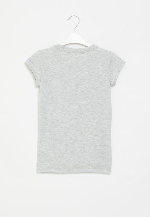 Converse - Teen short sleeve chuck patch gfx T-shirt - light gray heather