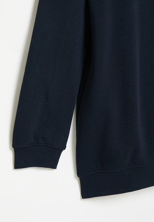 POLO - Girls embossed hoodie - navy