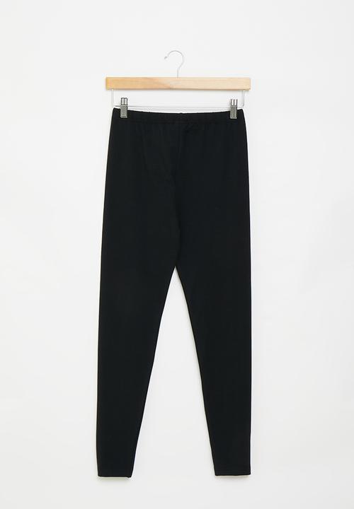 POLO - Girls classic full l - black