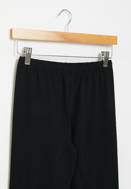 POLO - Girls classic full l - black