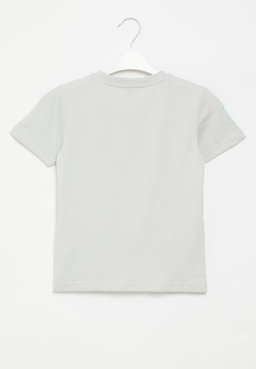 POLO - Boys numerical v neck - grey