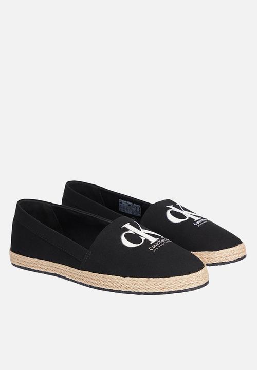 Calvin Klein - Espadrille mono seasonal gr - black