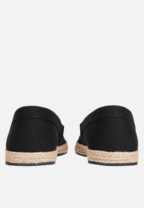 Calvin Klein - Espadrille mono seasonal gr - black