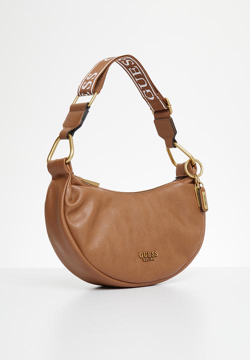 GUESS - Natalya mini hobo - cognac