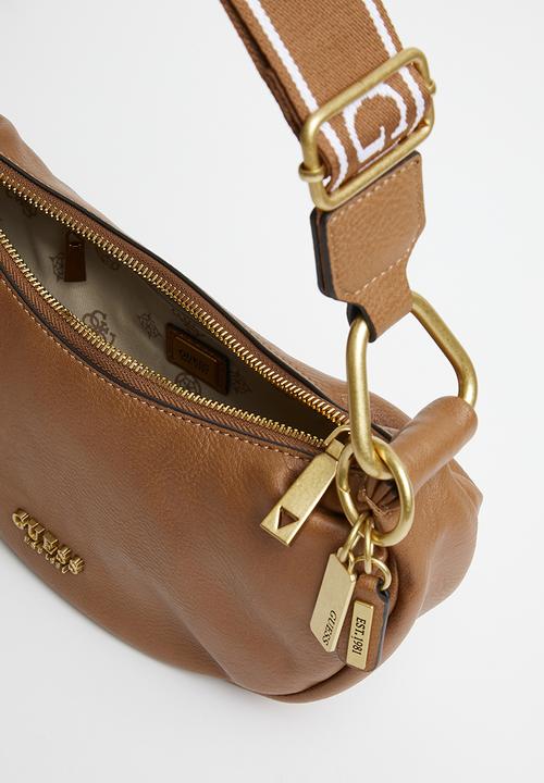 GUESS - Natalya mini hobo - cognac