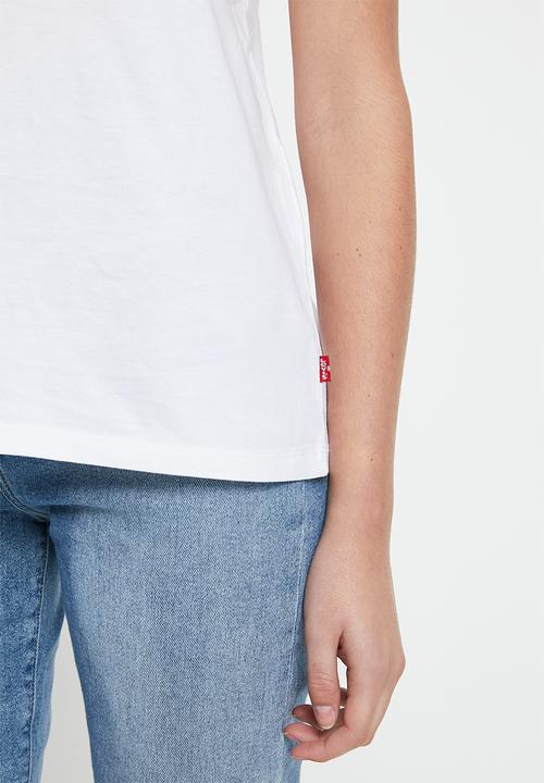 Levi’s® - Perfect tee za large batwing - white 