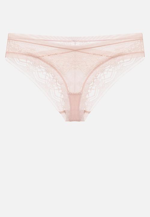 Janet Reger - Statement wildflower brazilian - rose quartz