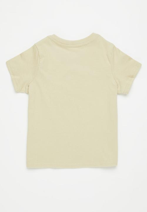 Pop Candy - 2 Pack printed tee - stone & orange